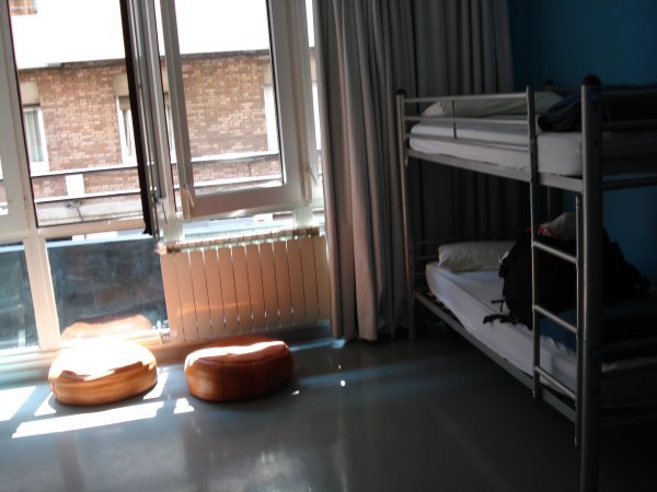 Interior of Alberguinn Youth Hostel Room