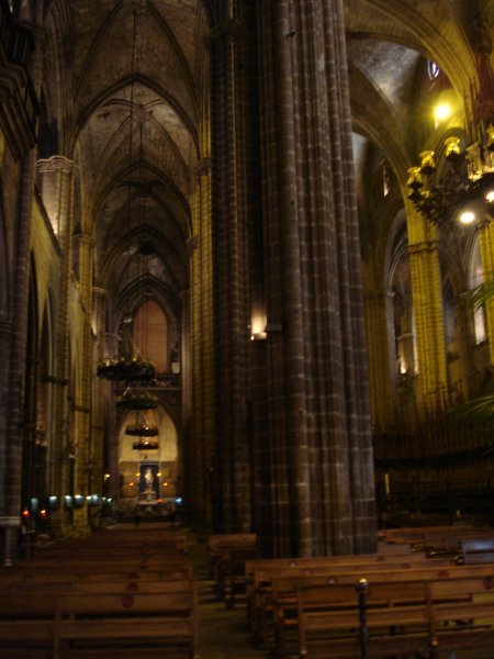 Interior of Barcelona Cathedral