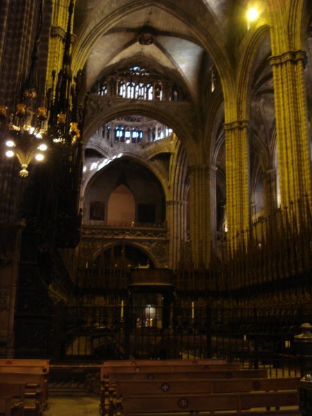 Interior of Barcelona Cathedral 10