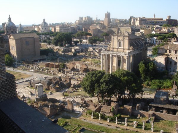 View of the Roman Forum from Palatine Hill