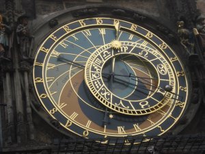 The astronomical clock ticks every fleeting moment away