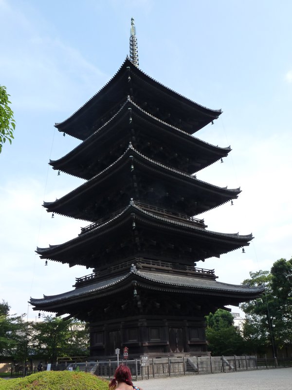 Wooden pagoda. 