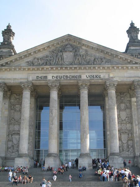 Entrance to The Reichstag