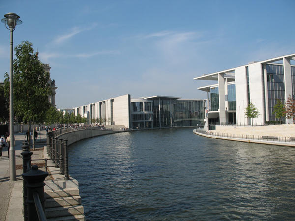 Government Quarters, The Reichstag to the left