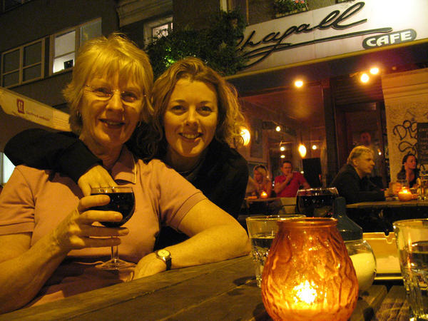 Mum and I first night in Berlin