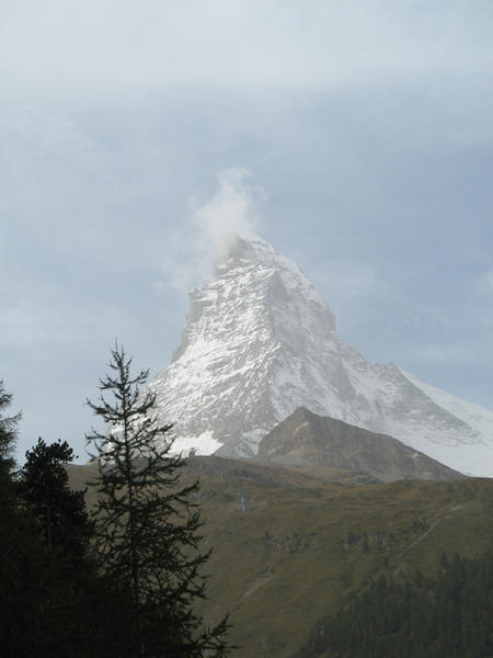 The Matterhorn comes into view! 
