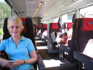 Mum on the Glacier Express