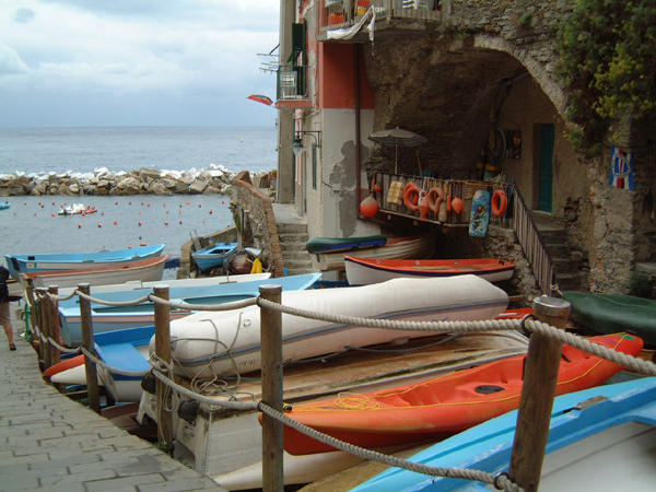 Colourful boats - Riomaggiore