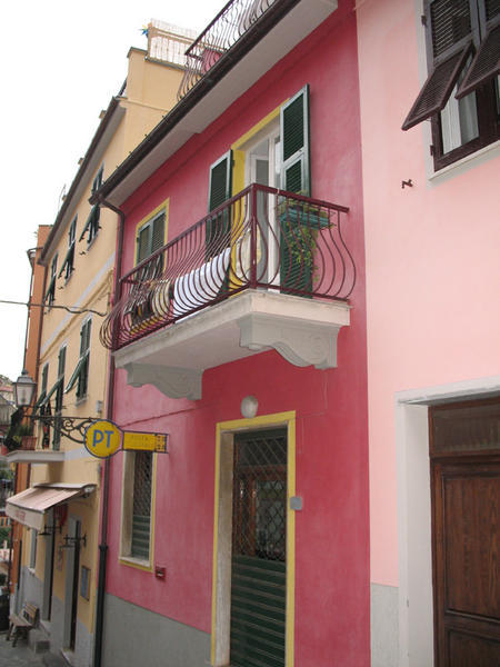 Funky pink houses