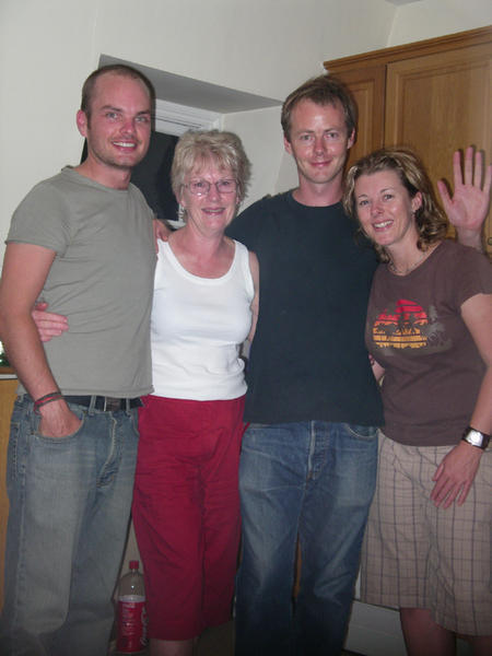 Luke, Mum, Heath and myself