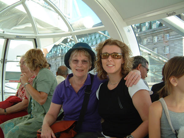 Mum and I on the London Eye