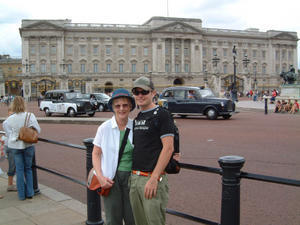 Mum and Luke Buckingham Palace