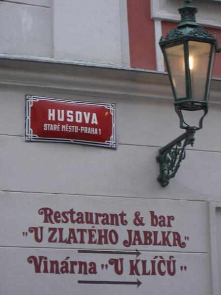 Street Sign Prague