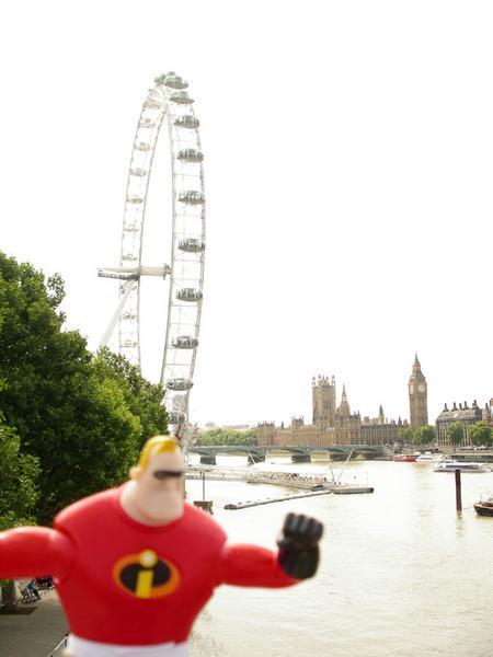 London Eye & Mr Incredible