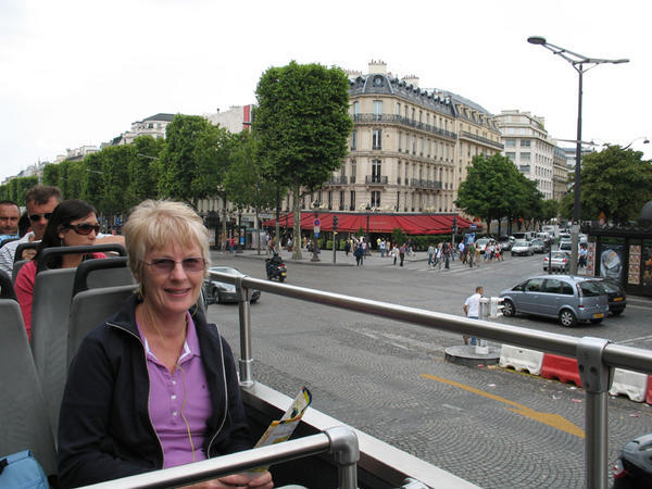 First day Open Top Bus Tour of Paris - a fantastic way to see the whole city