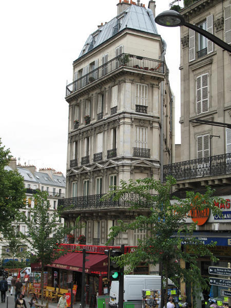 Typical Parisian street