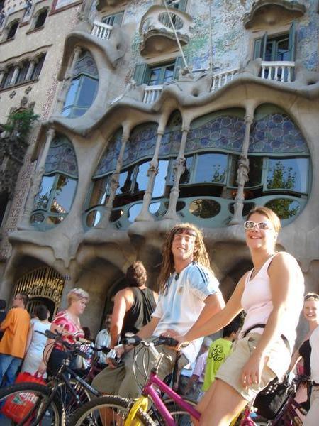 Russ and Debs checkin out some gaudi
