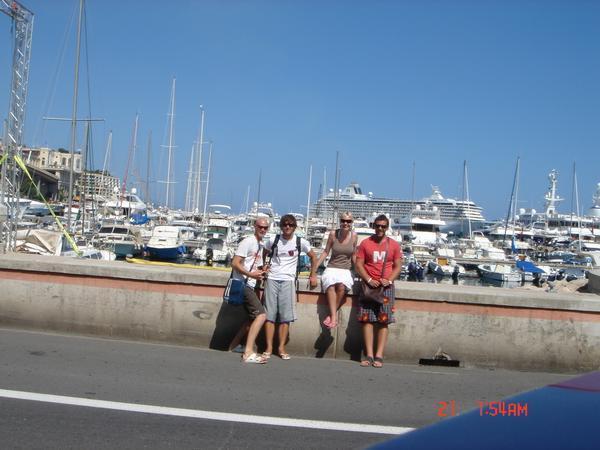 The crew at Monaco