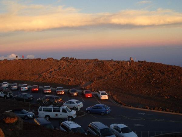 Parking at Haleakala