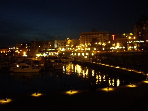 Waterfront at night