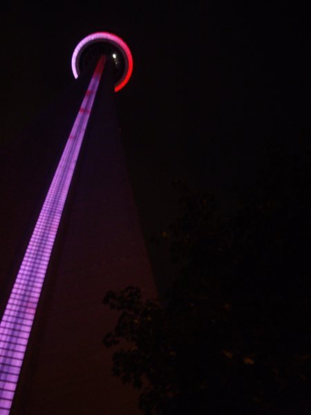 CN Tower at night