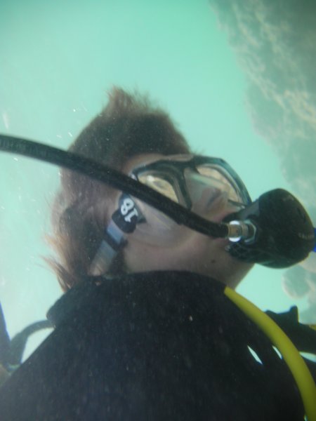 Benjamin underwater