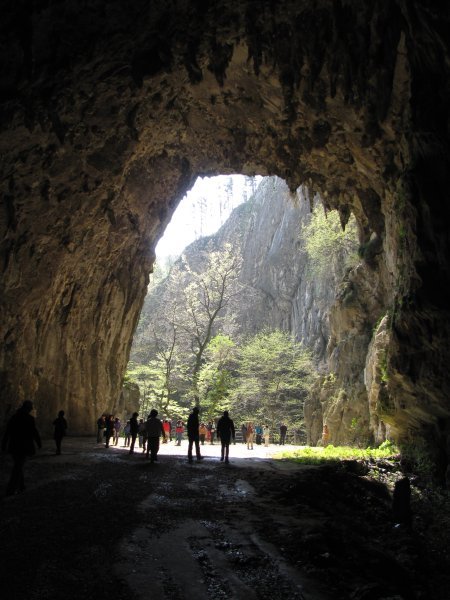Cave exit