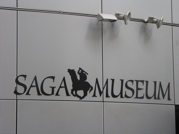Saga Museum sign
