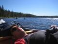 Chillin on the canoe