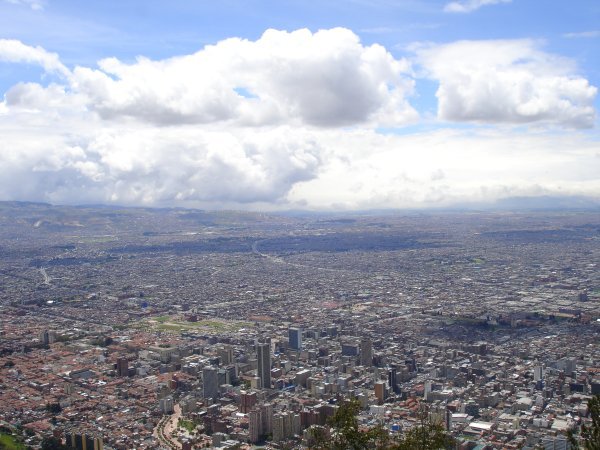 View over Bogota