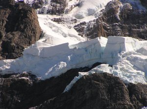Glaciers along French Valley