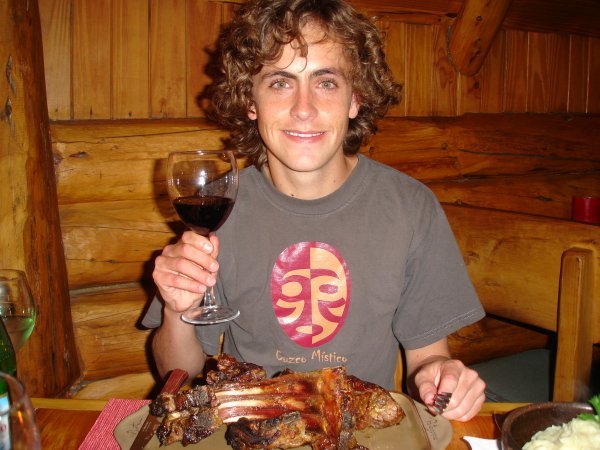 Bernhard in the hobbit restaurant