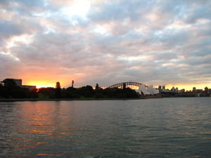 Sonnenuntergang in Sydney