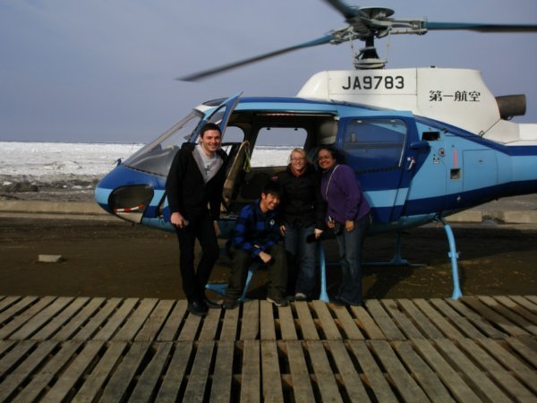 after the heli ride