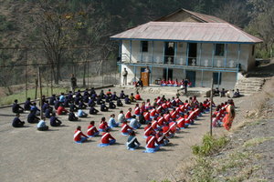 Himalyan School Assembly