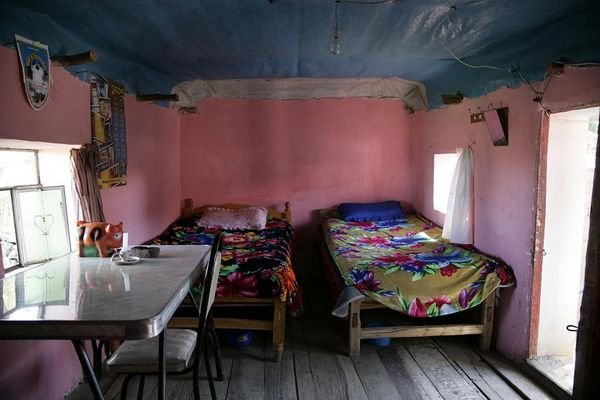 Our room on Amaranti, lake titicaca