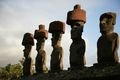 dawn of the moai