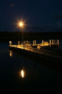 Night Pier in Augusta