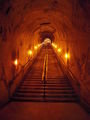Cellar steps of Pommery