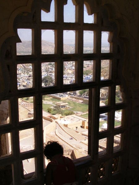 Downtown Jaipur from the fort