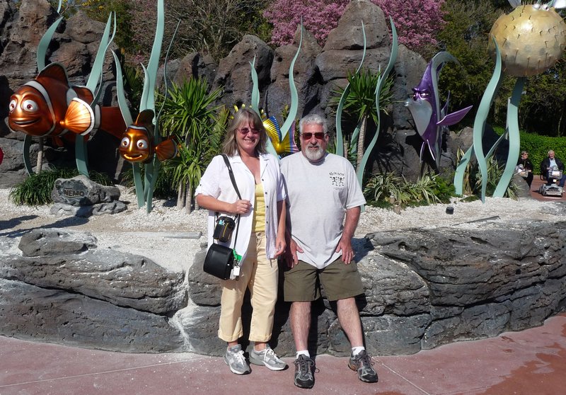 Jim & I in front of Nemo Exhibit