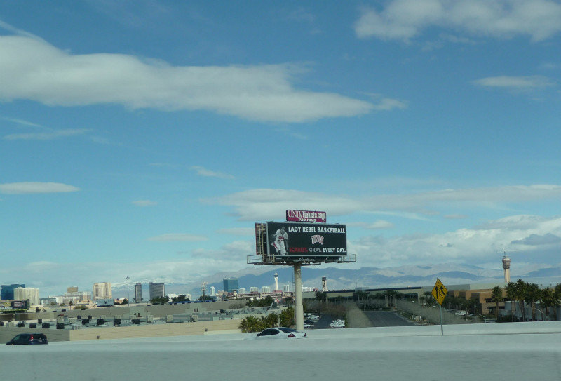 Las Vegas Strip in background