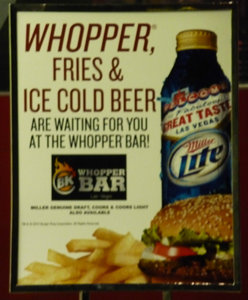 Whopper & Cold Beer