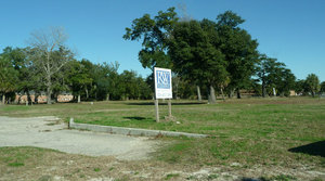 Empty lot across from the Gulf