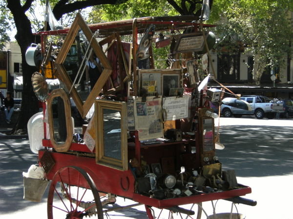 An Antiques stall in La Boca