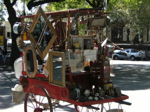 An Antiques stall in La Boca
