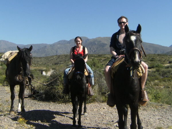 On Horse Back in the hills of Mendoza