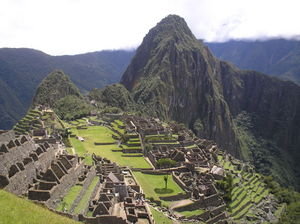 A Panoramic Vew of Machu Picchu