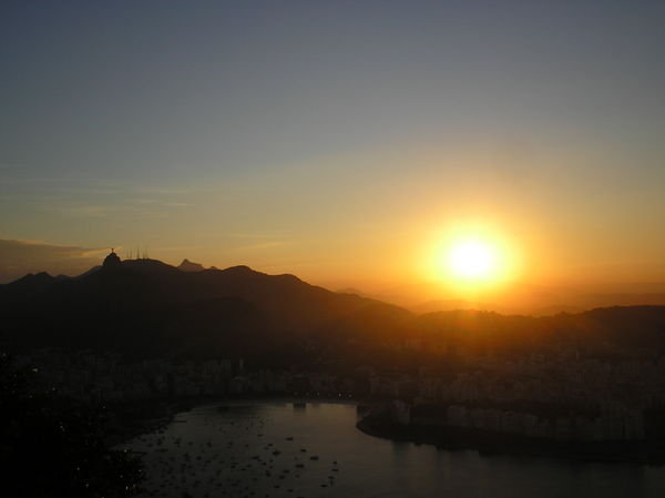 A view of Rio from the Sugar Loaf mountain. 
