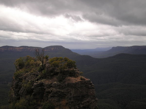 A view of the Blue Mountains